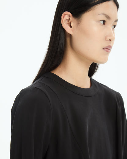 MLO Blusa fluida NERO