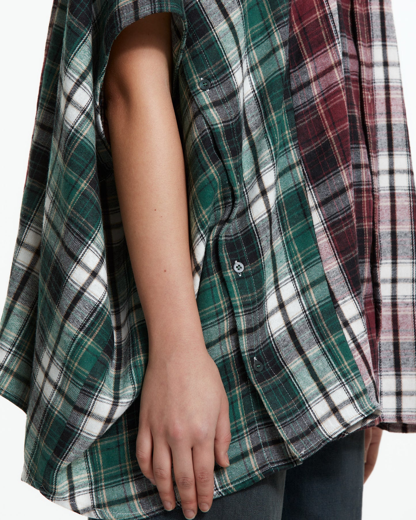 MLO Camicia asimmetrica decostruita ROSSO