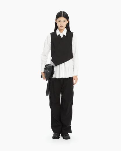 MLO Pantalone con dettaglio sul fondo NERO