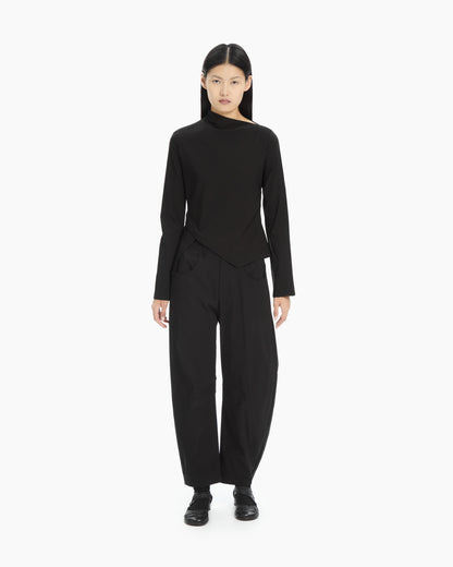 MLO Pantaloni ampi con tasche sagomate NERO