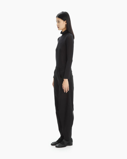 MLO Pantaloni ampi con tasche sagomate NERO