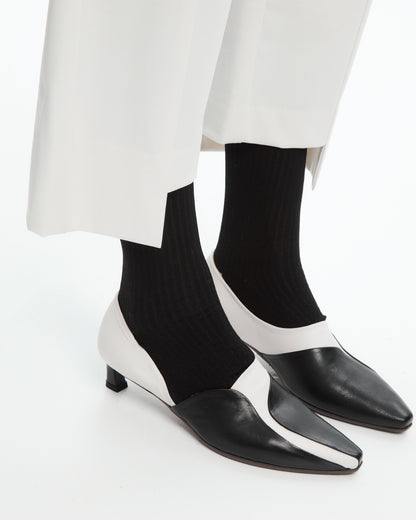MLO Pantalone sartoriale con spacchi laterali BIANCO