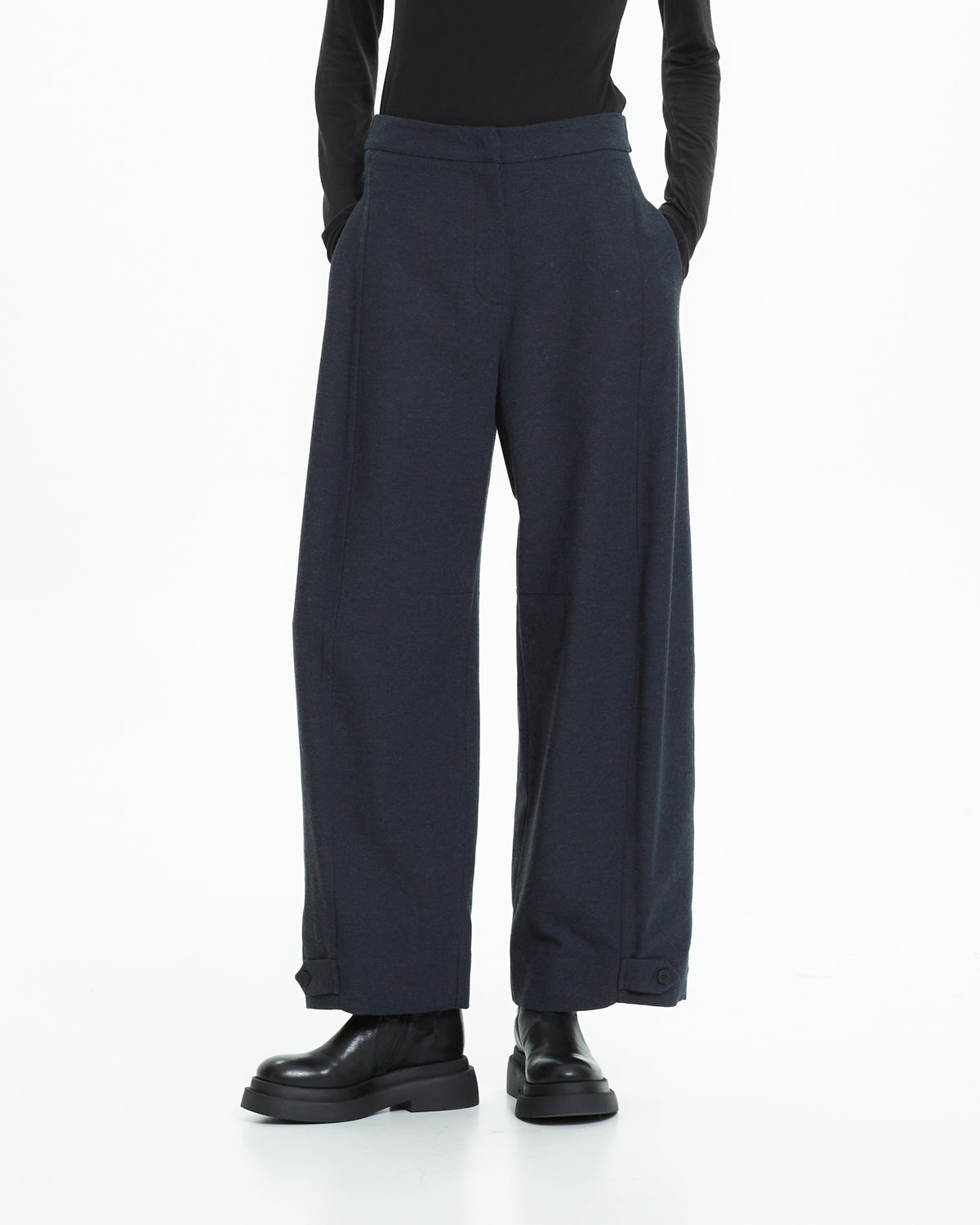 MLO Pantalone ampio cropped  GRIGIO