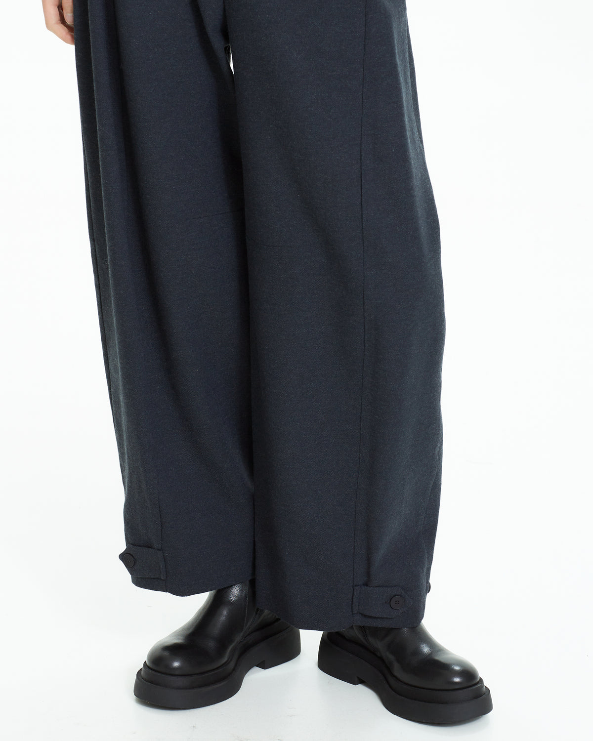 MLO Pantalone ampio cropped  GRIGIO