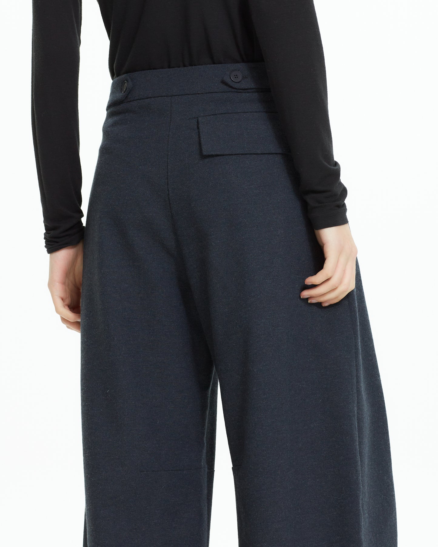 MLO Pantalone ampio cropped  GRIGIO