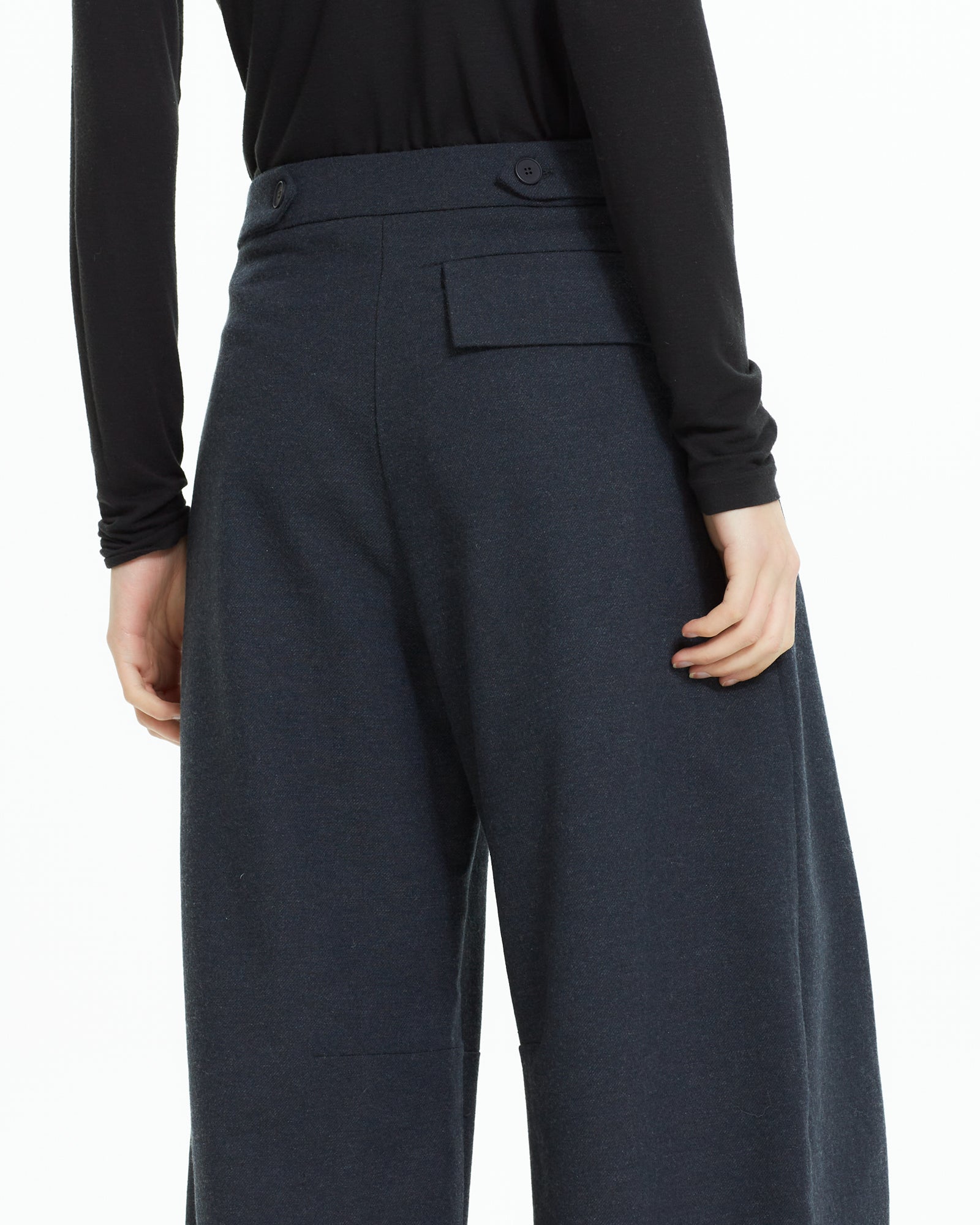 MLO Pantalone ampio cropped  GRIGIO