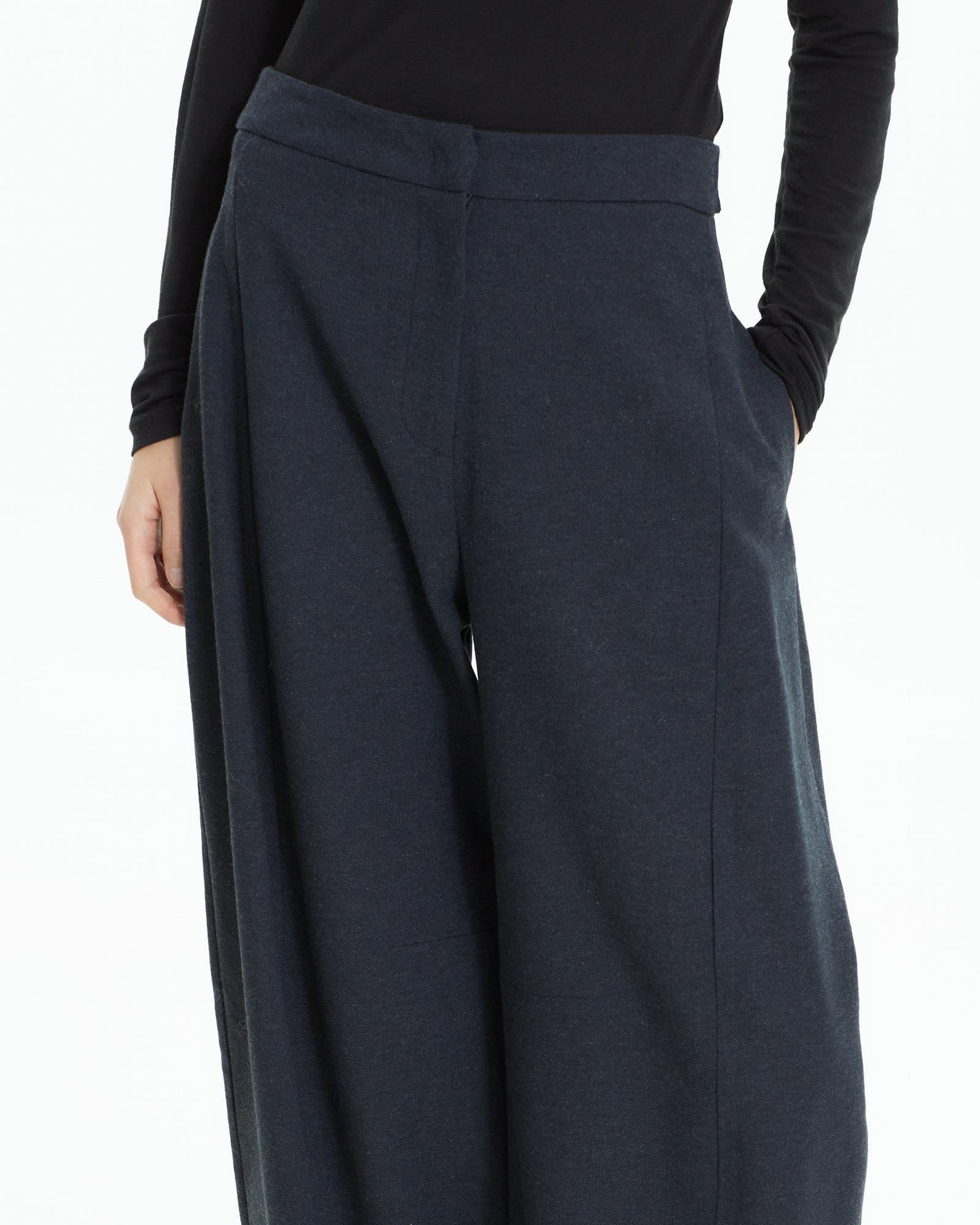MLO Pantalone ampio cropped  GRIGIO