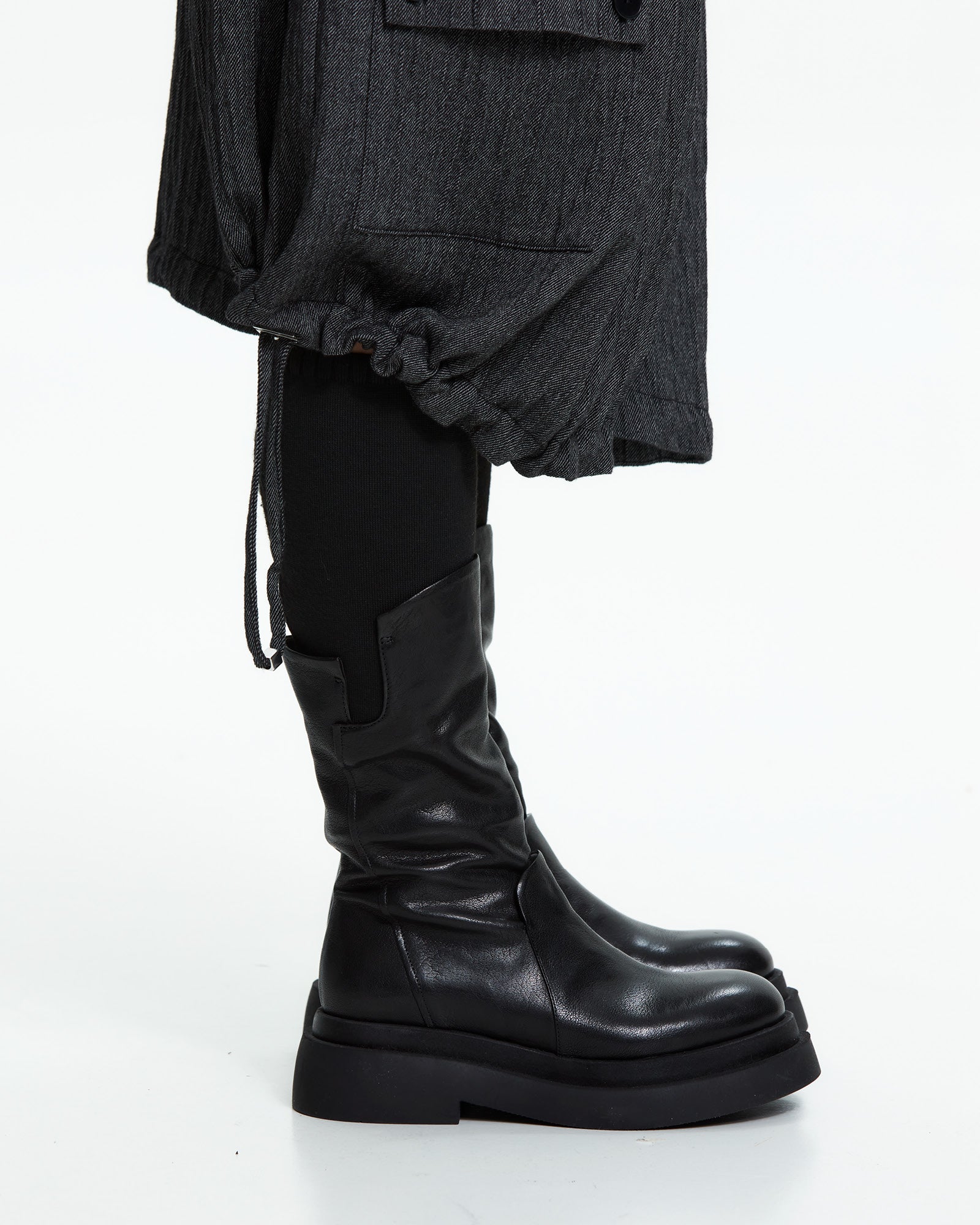 MLO Pantalone cropped con tasche cargo GRIGIO
