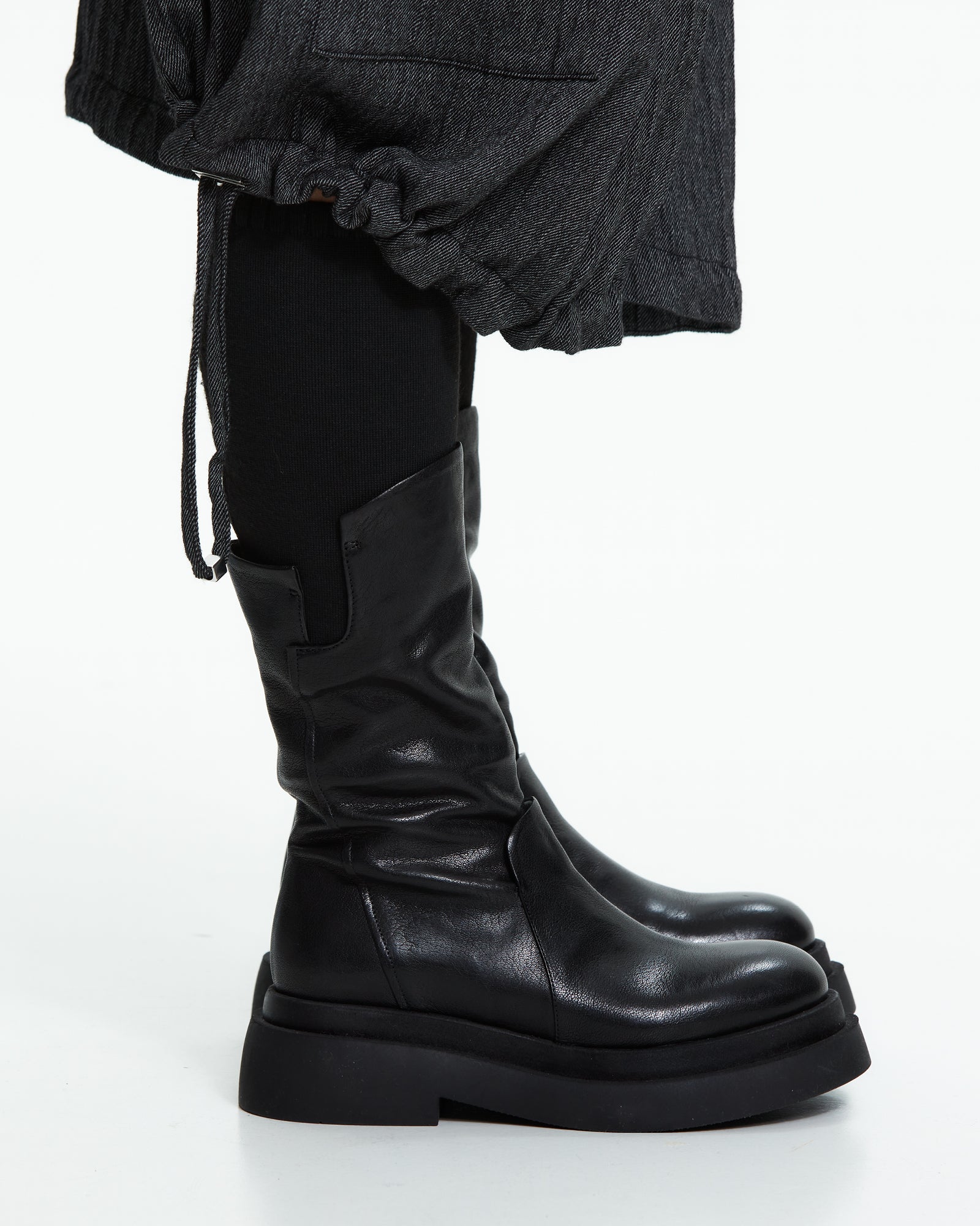 MLO Pantalone cropped con tasche cargo GRIGIO