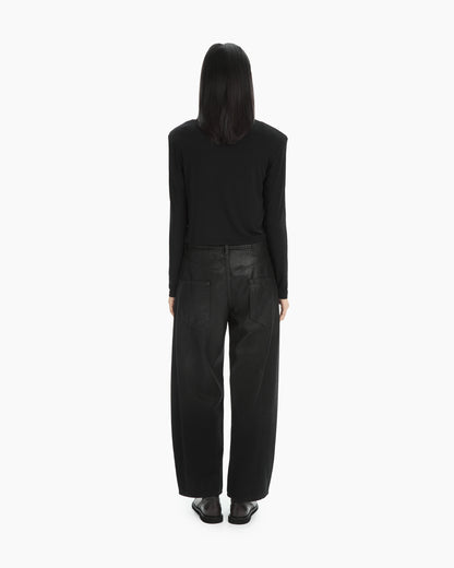 MLO Pantaloni neri a gamba ampia NERO