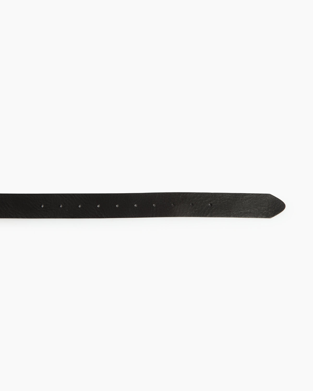 MLO Cintura in pelle con fibbia scultorea NERO