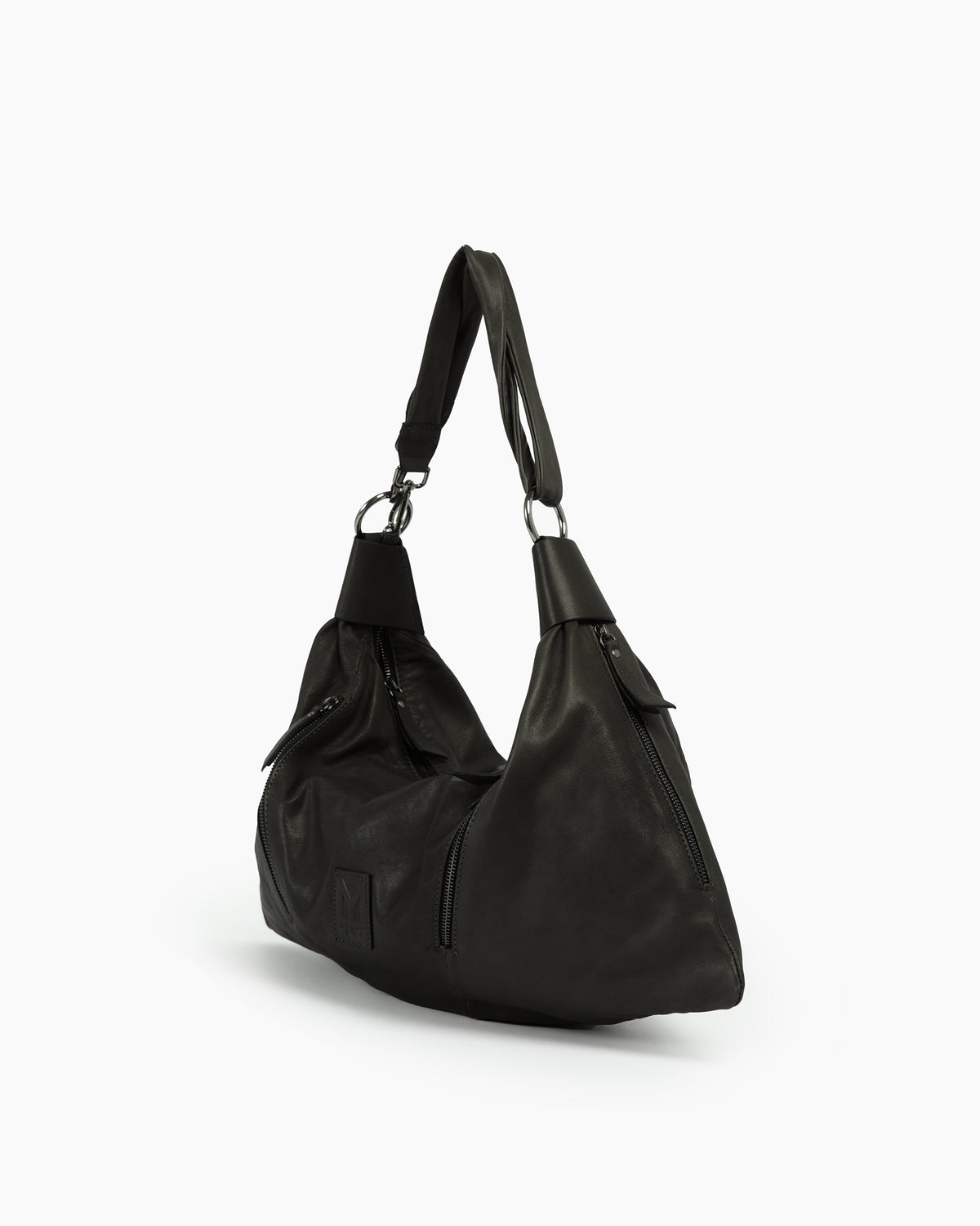 MLO Borsa hobo a spalla NERO