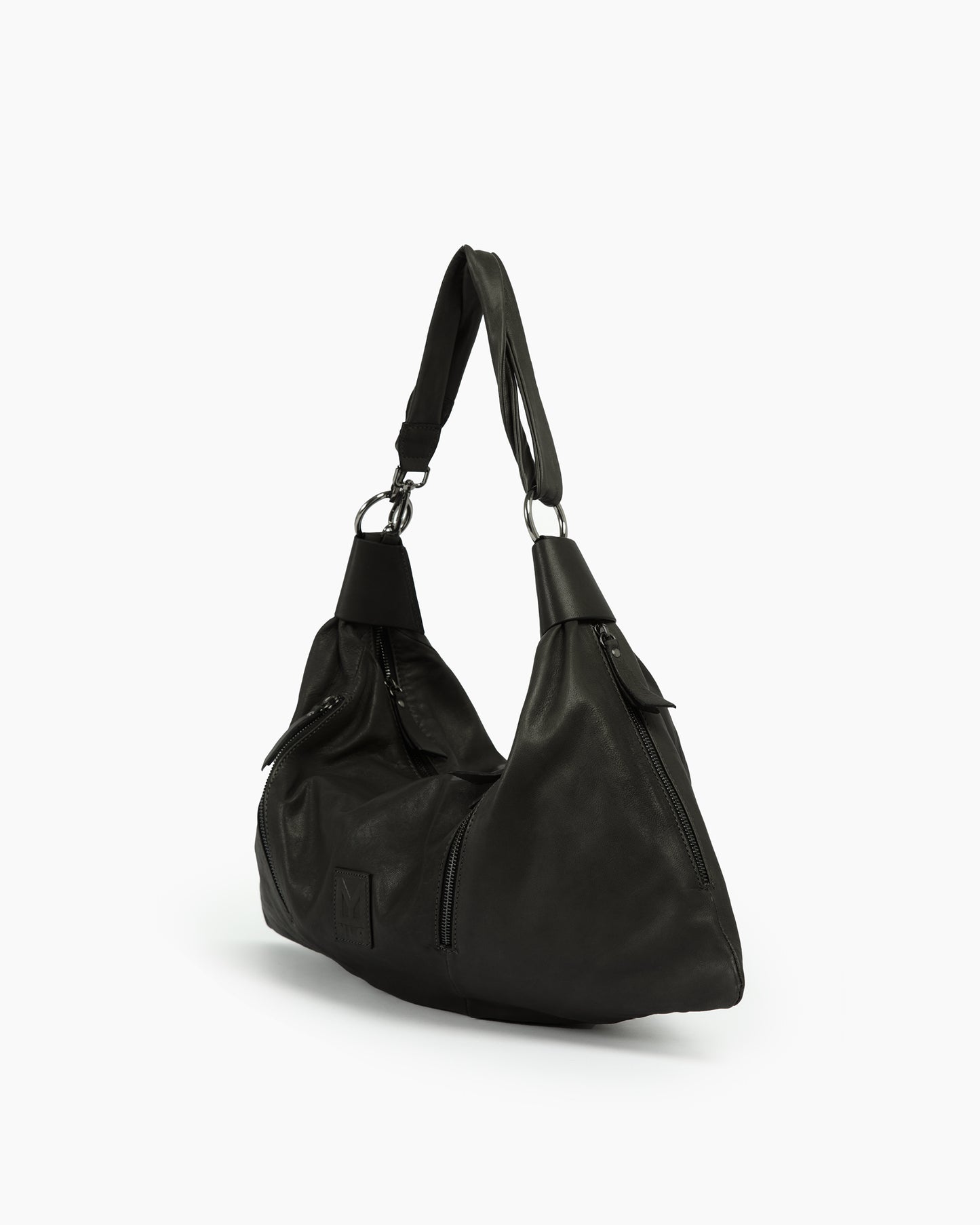 MLO Borsa hobo a spalla NERO