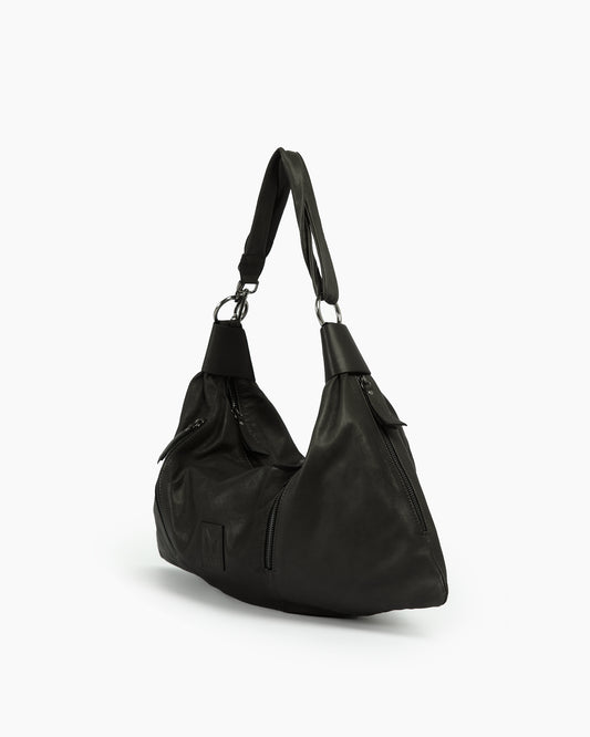 MLO Borsa hobo a spalla NERO