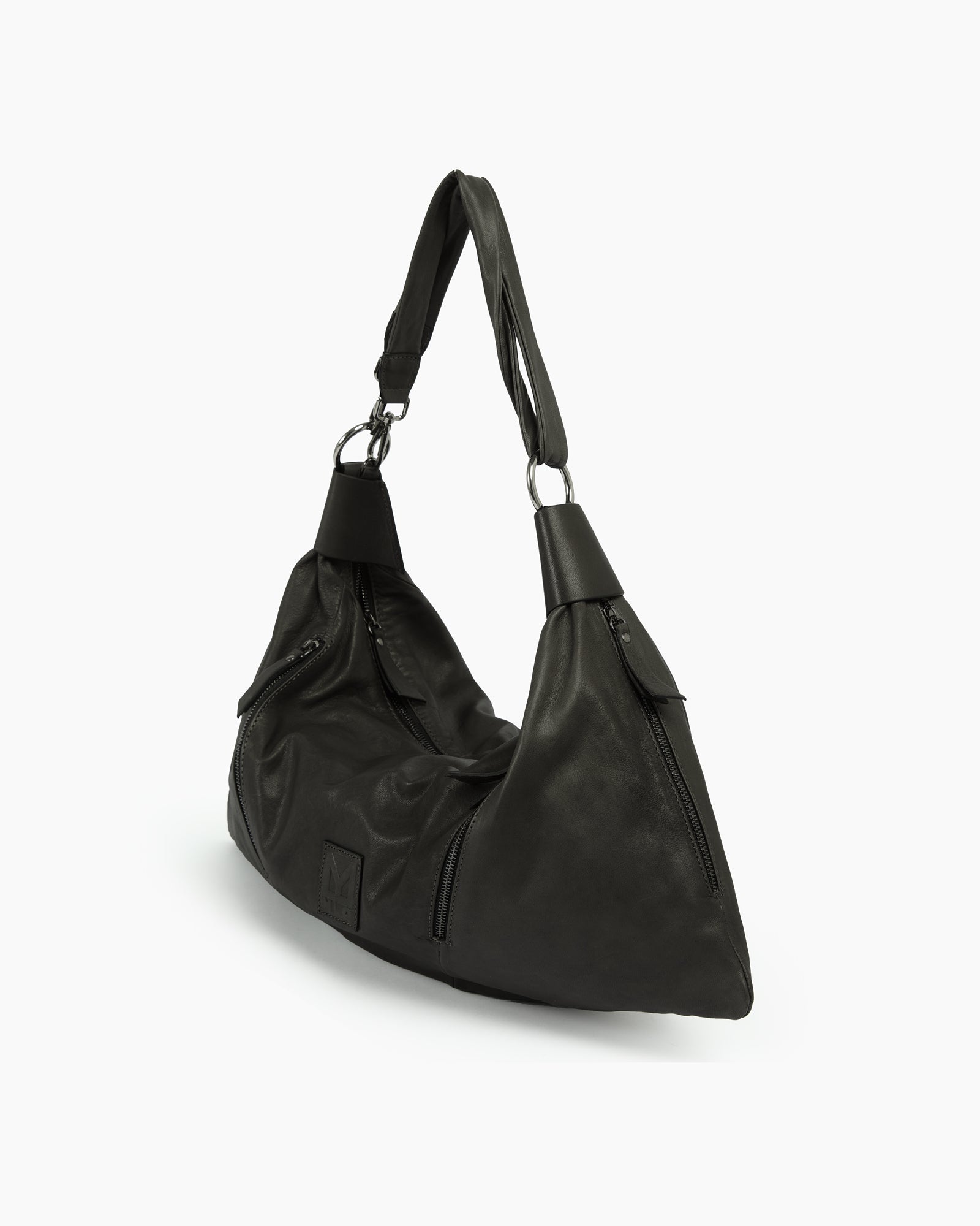 MLO Borsa hobo a spalla NERO