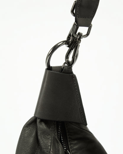 MLO Borsa hobo a spalla NERO