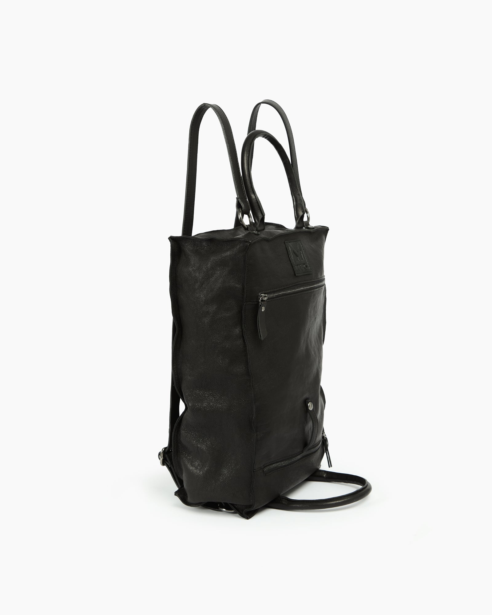 MLO Borsa trasformabile con manici NERO