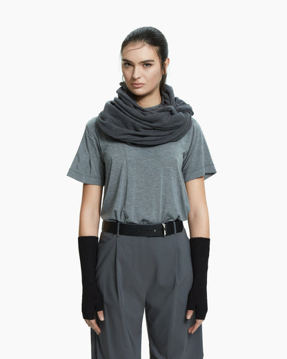 MLO Sciarpa ampia GRIGIO