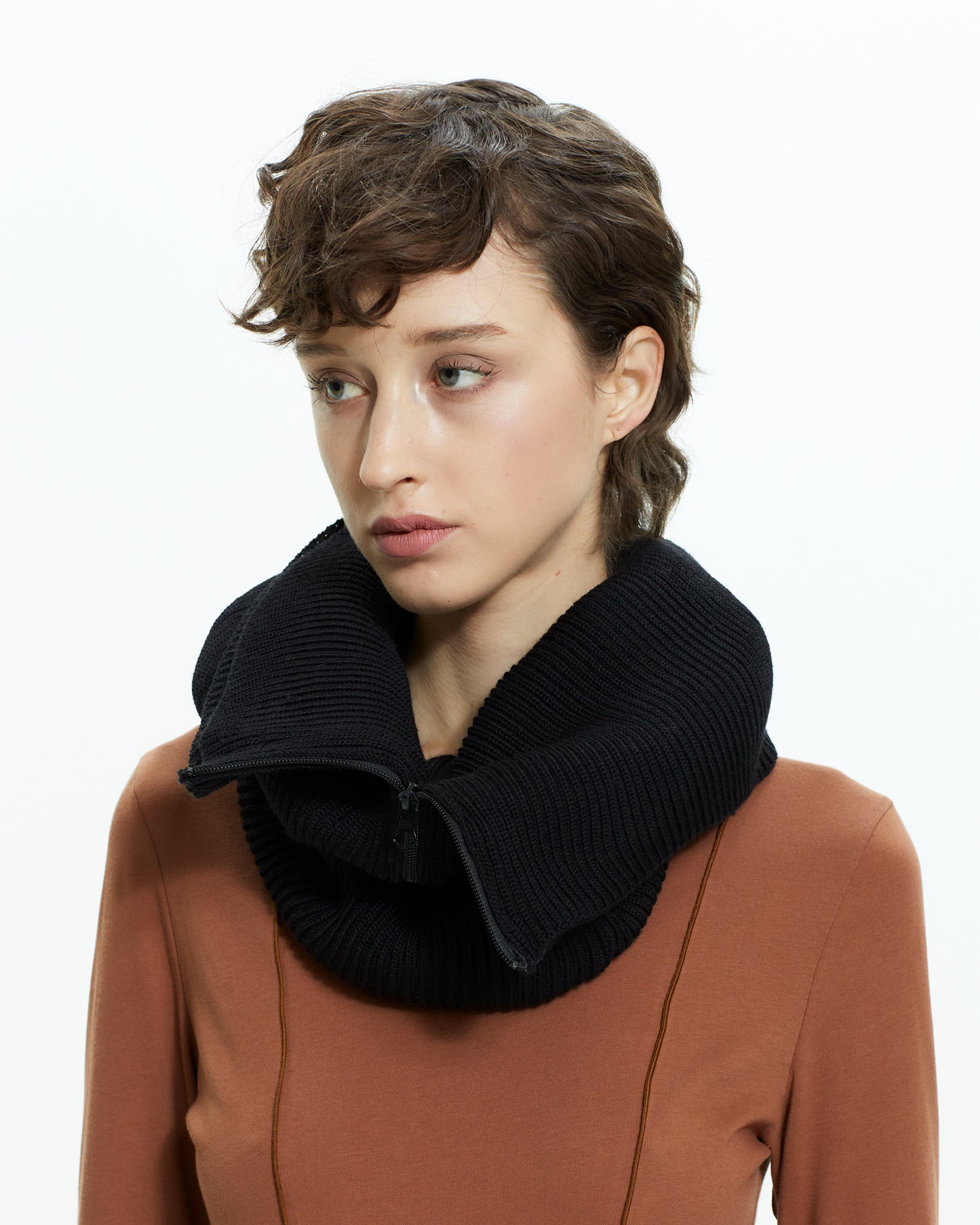 MLO Scaldacollo in maglia NERO