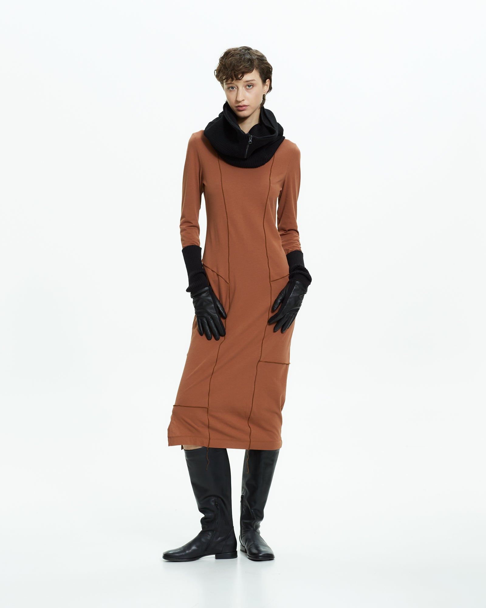 MLO Scaldacollo in maglia NERO
