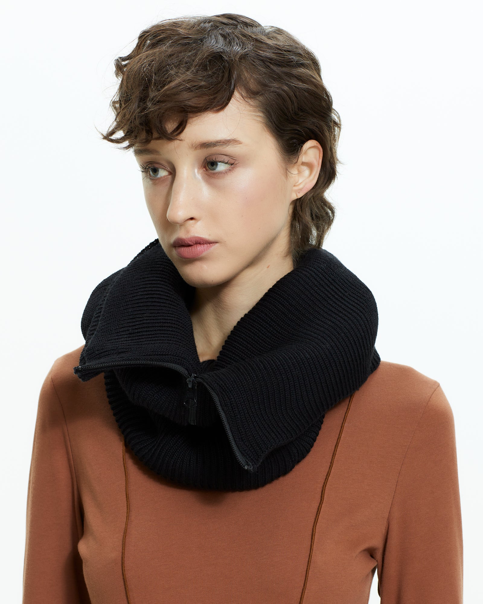 MLO Scaldacollo in maglia NERO