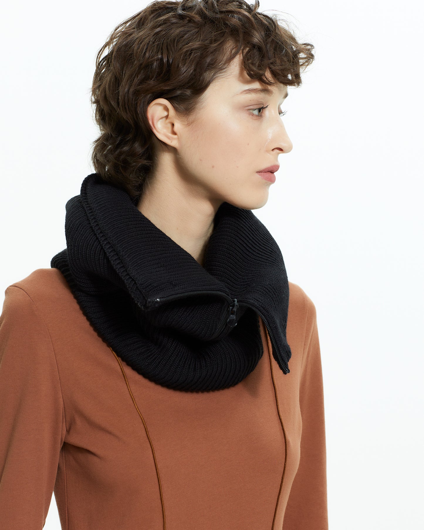 MLO Scaldacollo in maglia NERO
