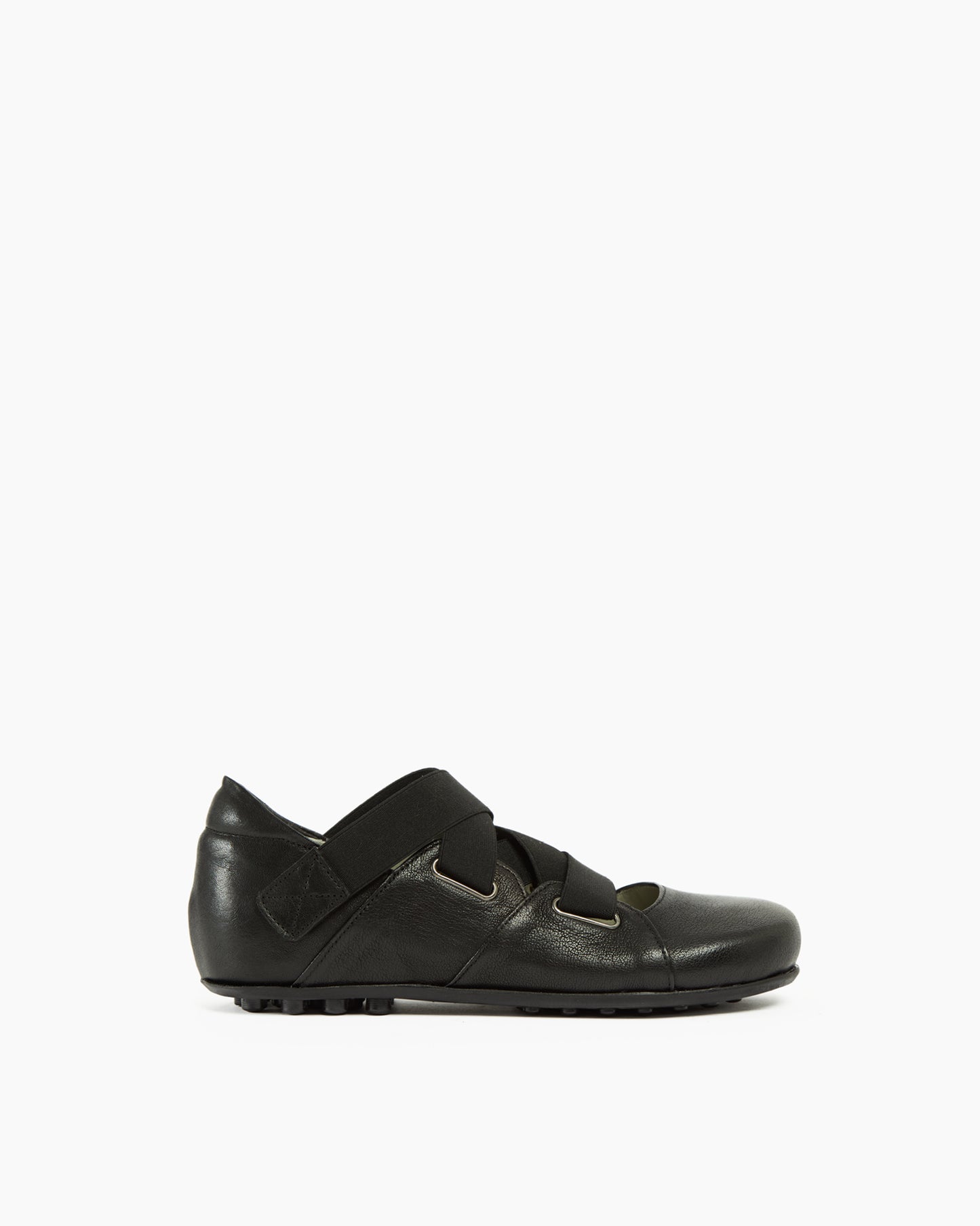 MLO Scarpa con fasce incrociate NERO