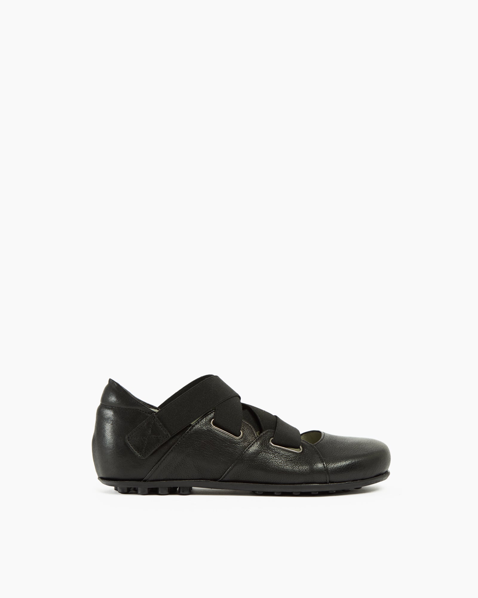 MLO Scarpa con fasce incrociate NERO