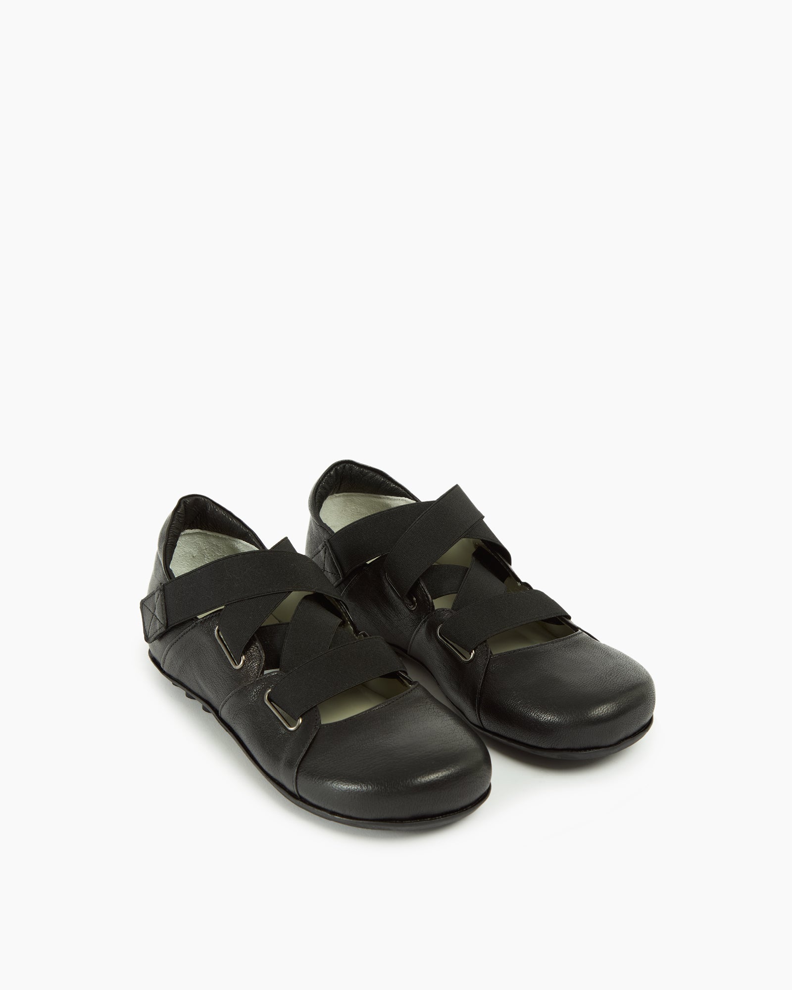 MLO Scarpa con fasce incrociate NERO