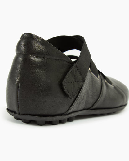 MLO Scarpa con fasce incrociate NERO