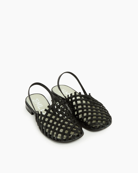 MLO Sandali intrecciati NERO
