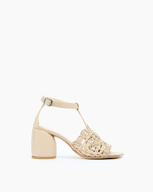 MLO Sandalo intrecciato GRIGIO