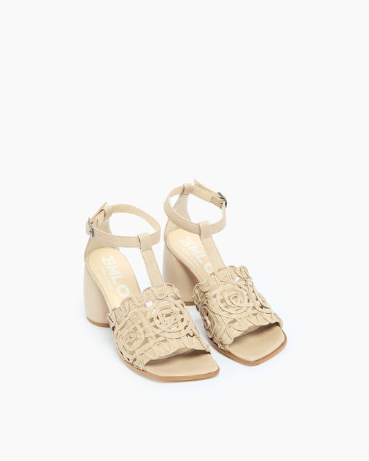 MLO Sandalo intrecciato GRIGIO