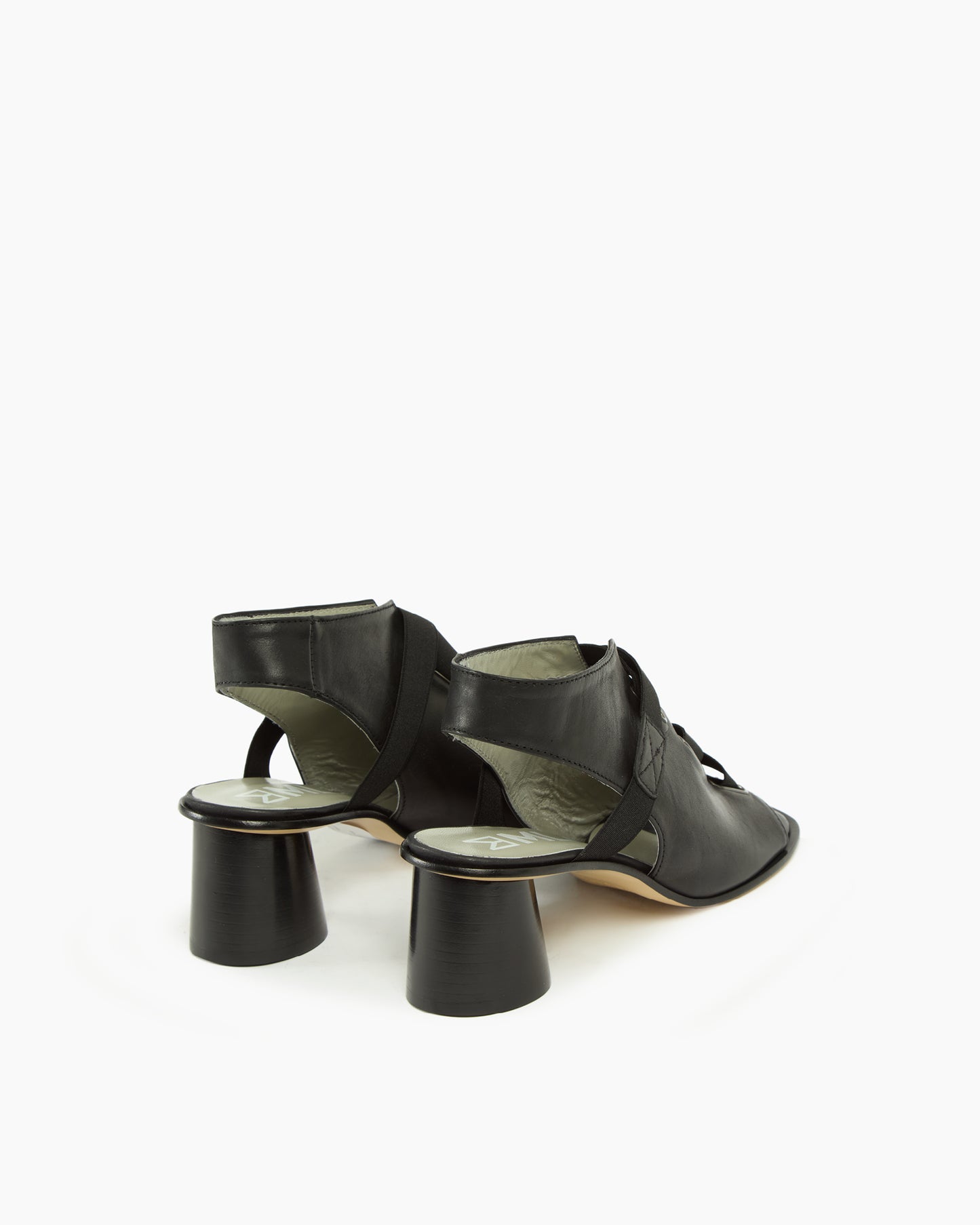 MLO Sandalo con fasce elastiche NERO