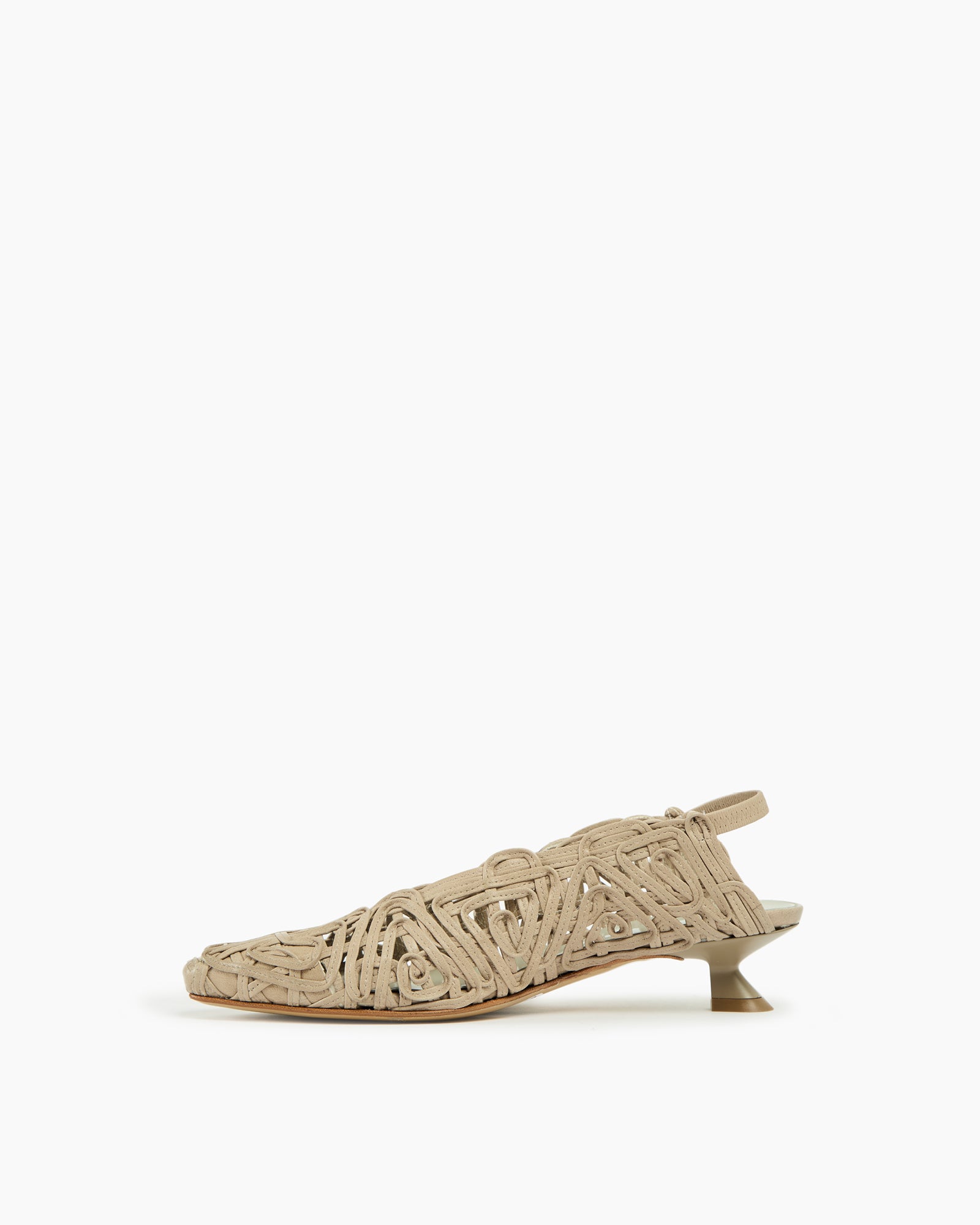 MLO Scarpa slingback GRIGIO