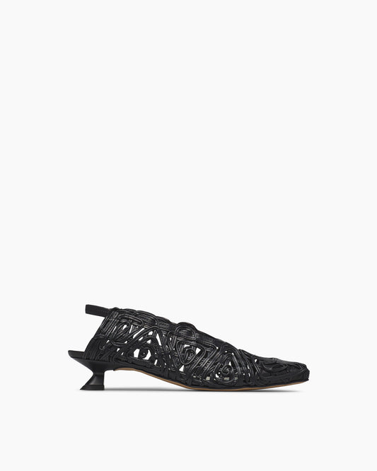 MLO Scarpa slingback NERO
