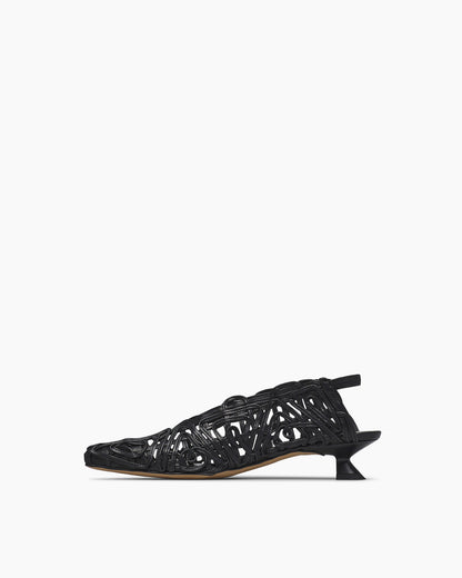 MLO Scarpa slingback NERO