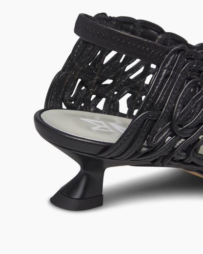 MLO Scarpa slingback NERO