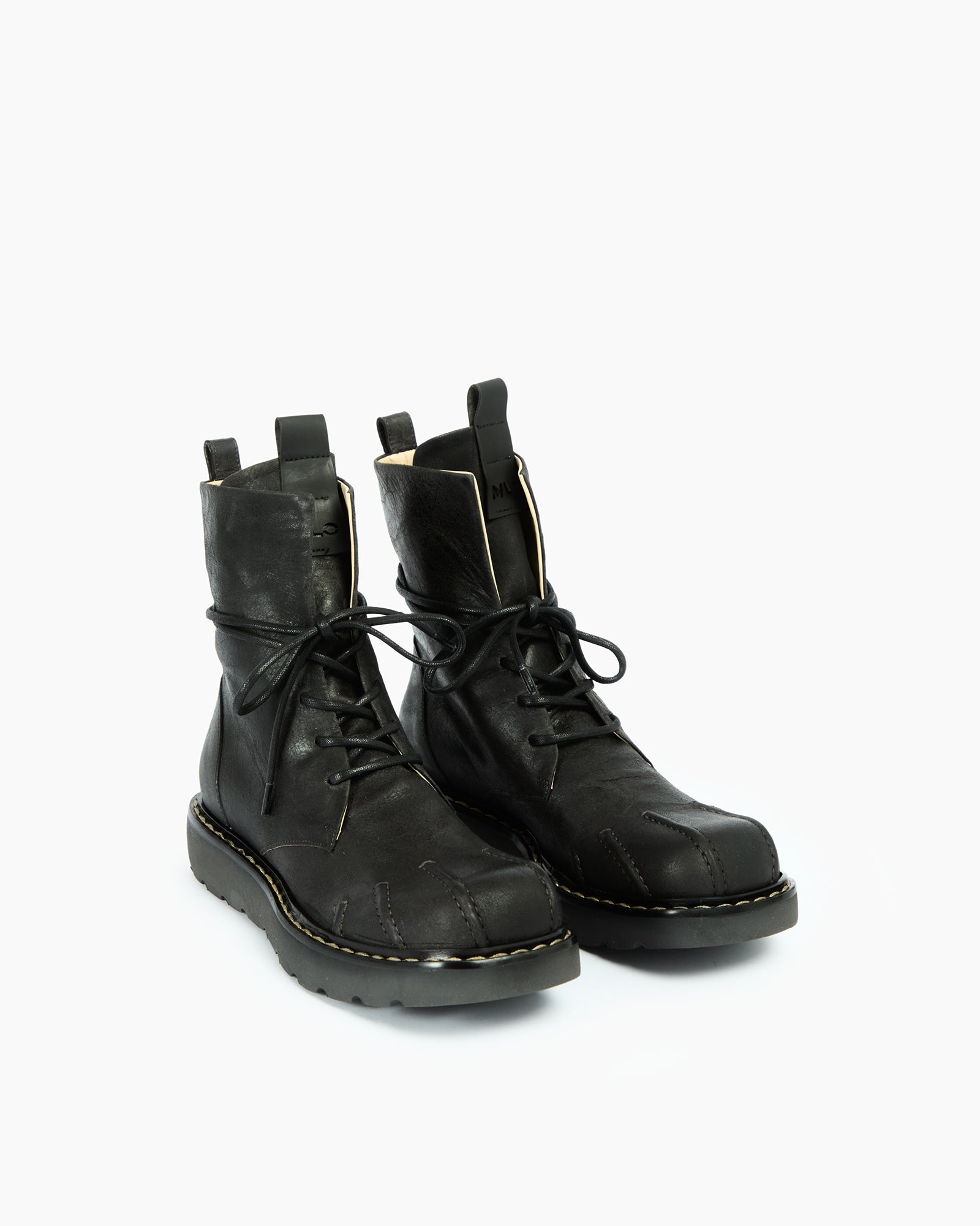 MLO Stivaletto stringato con lacci GRIGIO_