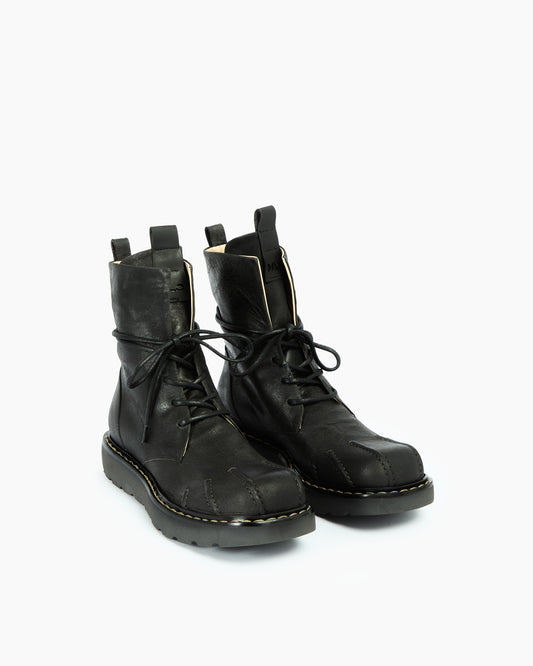 MLO Stivaletto stringato con lacci GRIGIO_