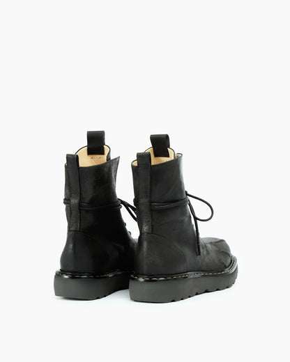 MLO Stivaletto stringato con lacci GRIGIO_