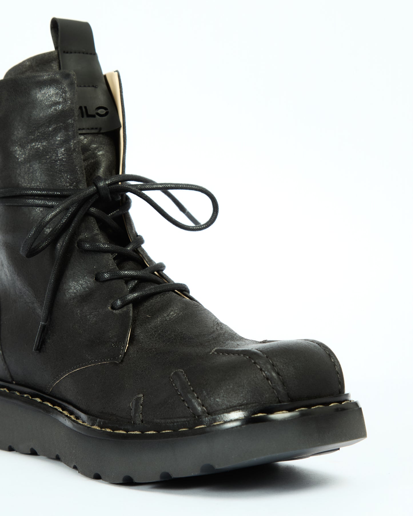 MLO Stivaletto stringato con lacci GRIGIO_