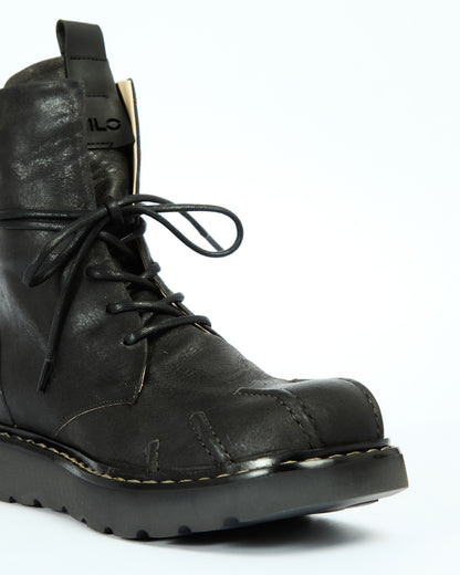 MLO Stivaletto stringato con lacci GRIGIO_