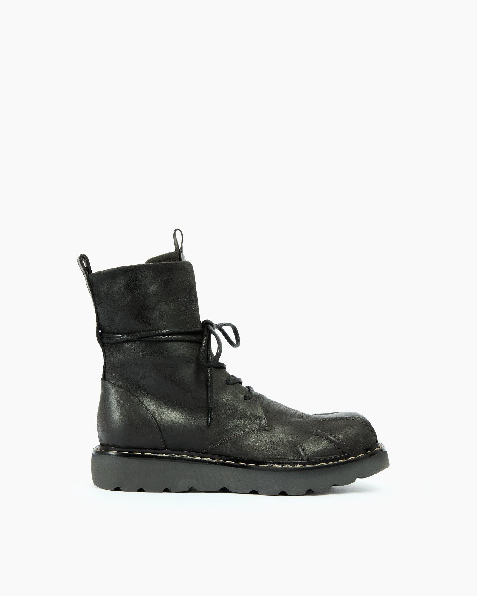 MLO Stivaletto stringato con lacci GRIGIO_