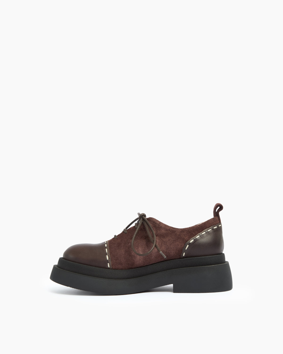 MLO Scarpa stringata MARRONE+MARRONE