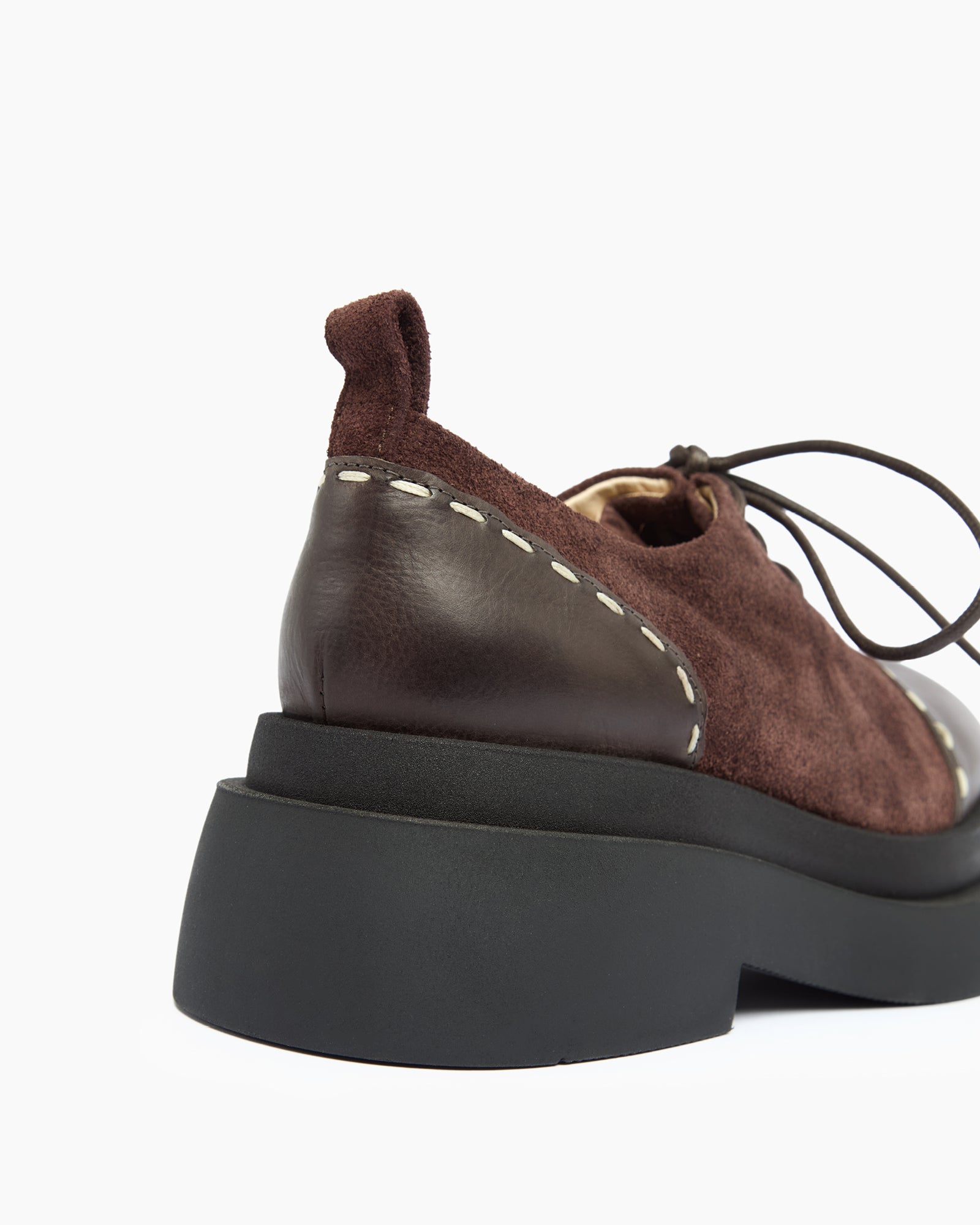 MLO Scarpa stringata MARRONE+MARRONE