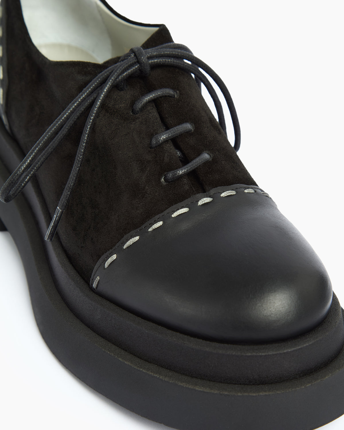 MLO Scarpa stringata NERO+NERO
