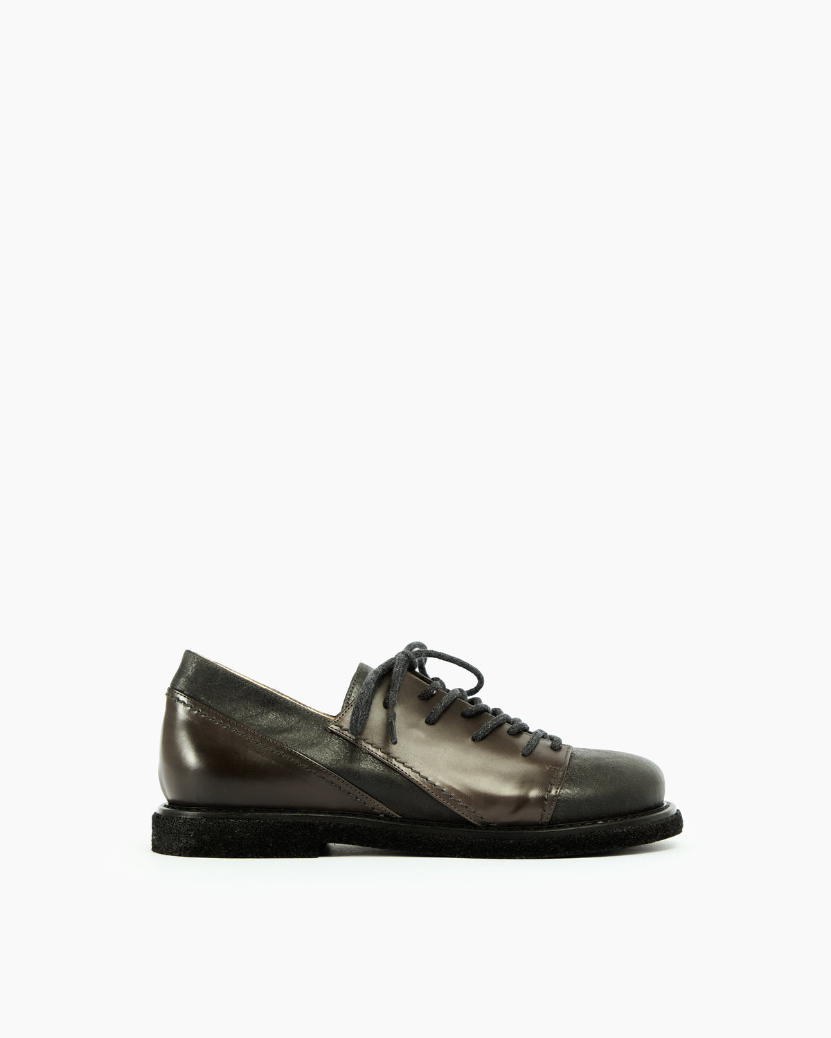 MLO Scarpa con inserti geometrici GRIGIO_+NERO