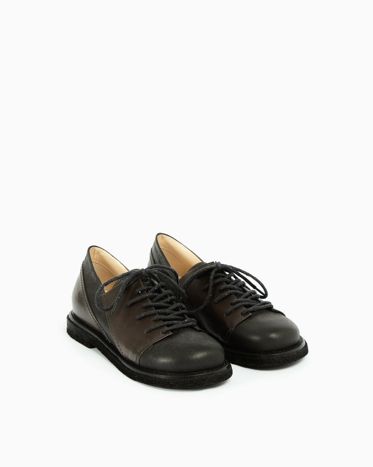 MLO Scarpa con inserti geometrici GRIGIO_+NERO