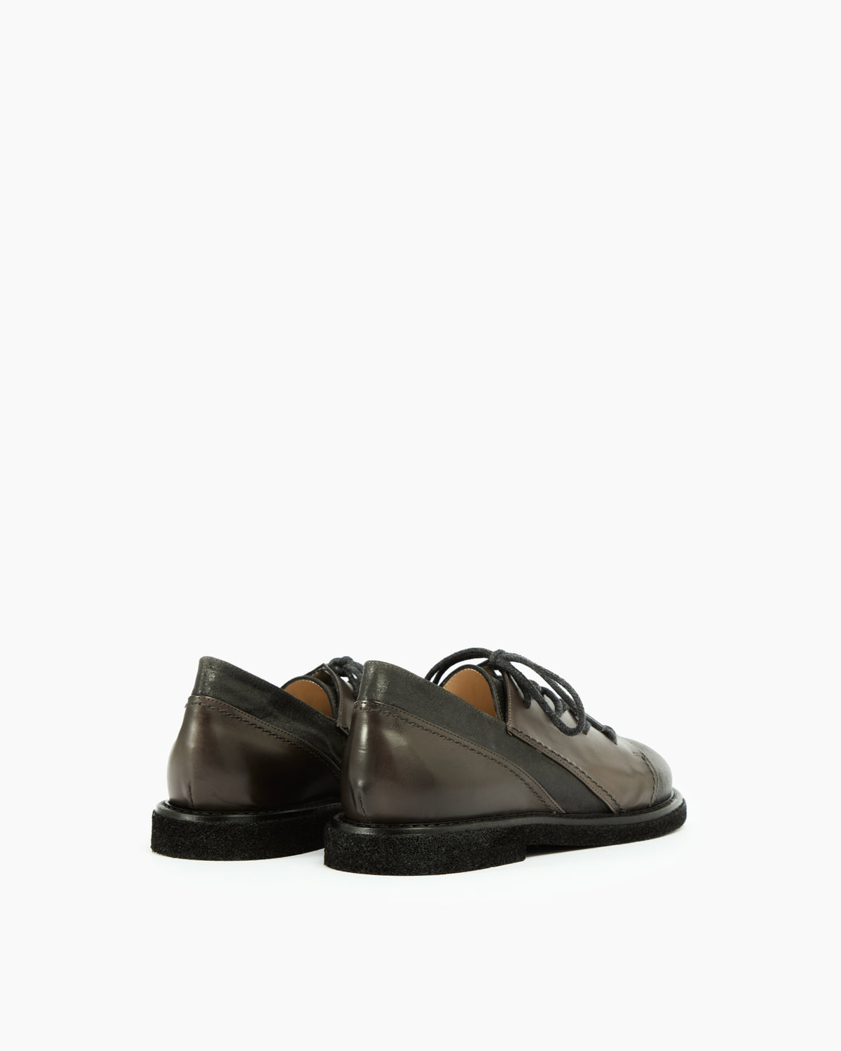 MLO Scarpa con inserti geometrici GRIGIO_+NERO